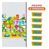 Pack6 Formacion Pesca Numeros y Figuras para Niños Aprendizaje Interactivo